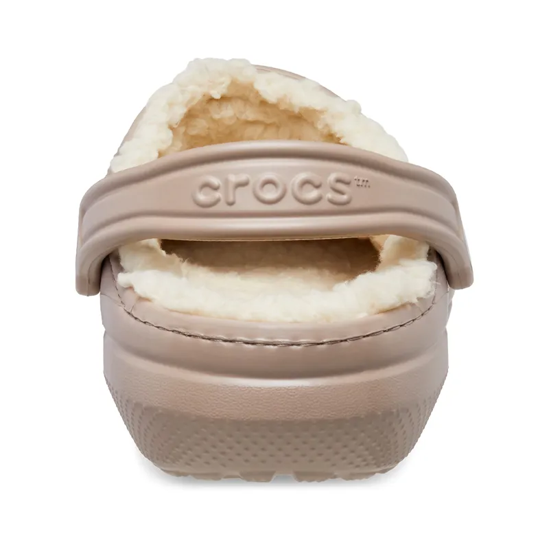 Crocs Classic Lined Clog Unisex in Mushroom/Bone-5